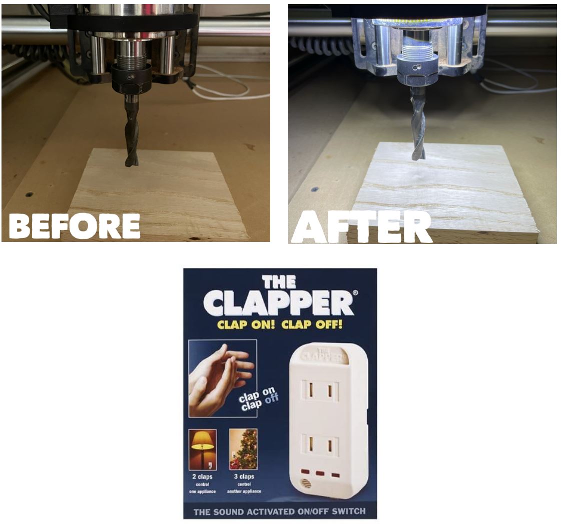 65mm Router and 80mm Spindle Light – RowdyRoman CNC Accessories